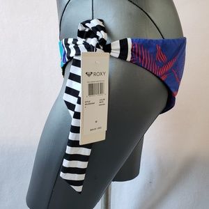 Roxy Polynesia Knotted Bikini Bottom Sz Med New